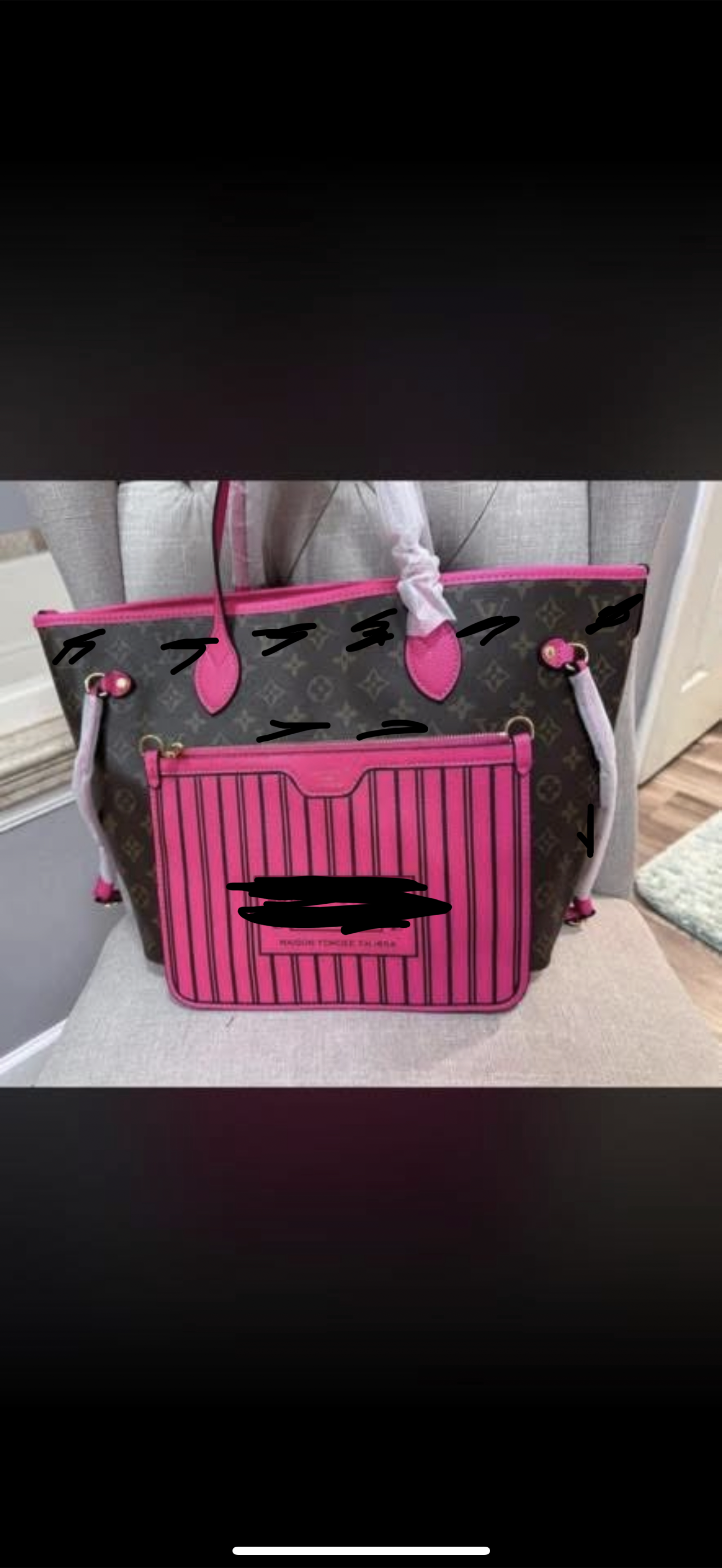 Viral pink tote 🩷