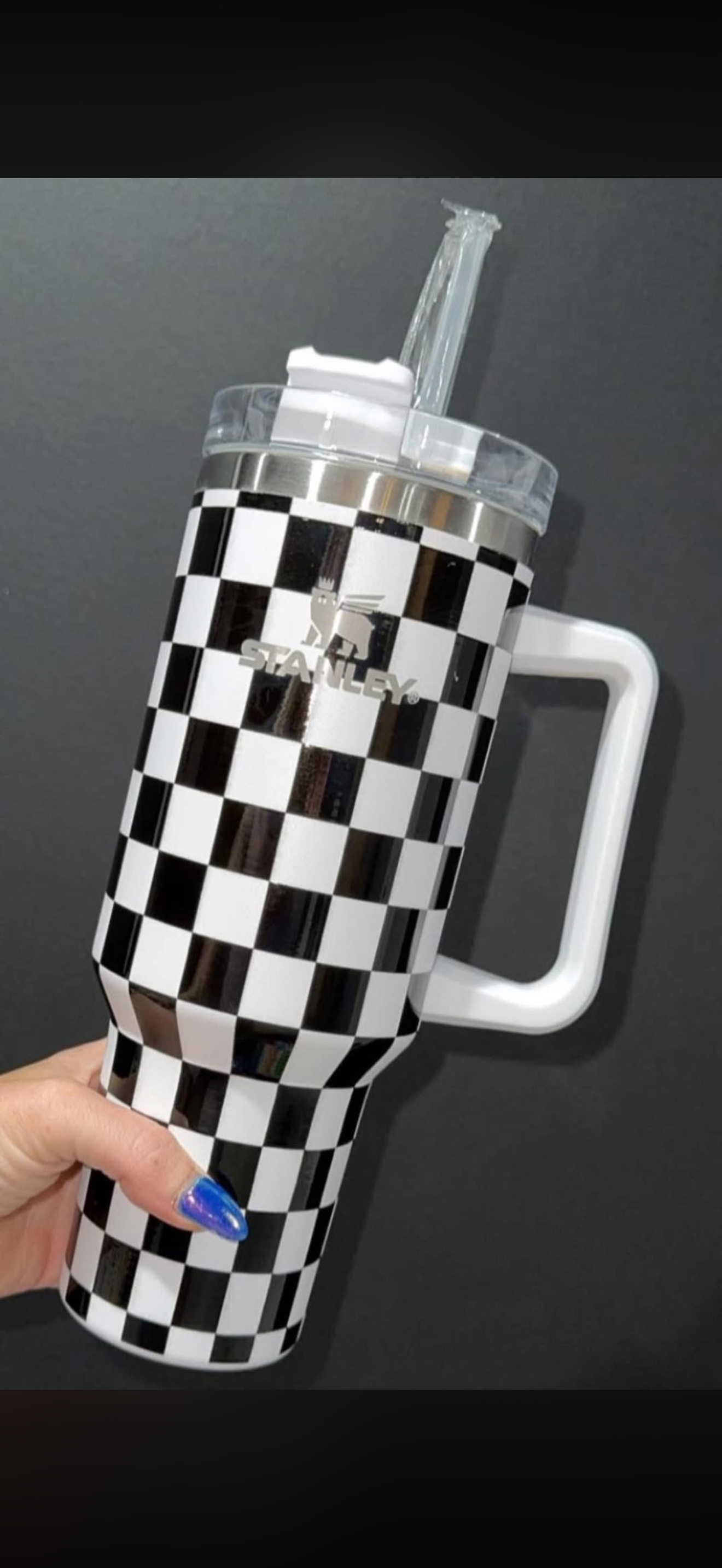 Checkered cup 🤎